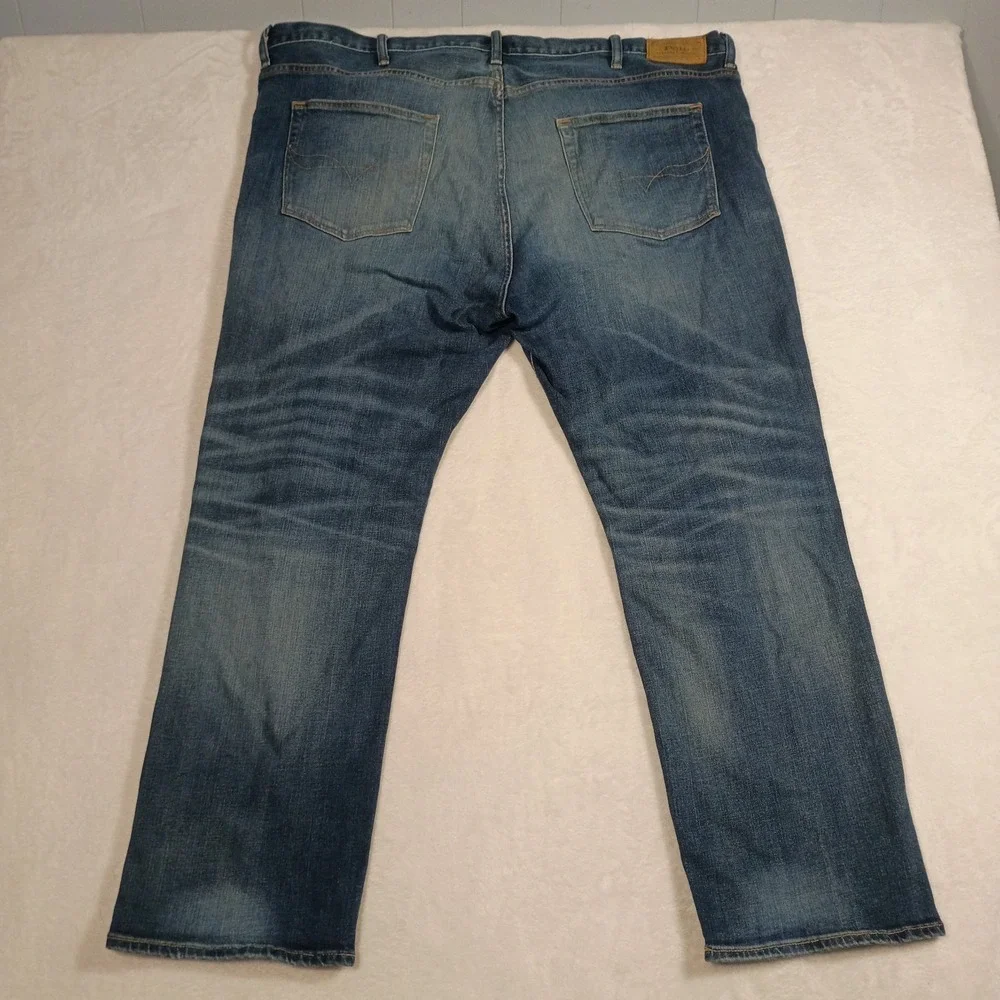 Polo Ralph Lauren Jeans Mens Sz 44x30 Hampton Relaxed Straight Blue Medium Wash